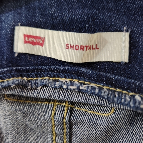 Levi's Kids Dark Wash Denim Bib Shortalls-Size 5 - Picture 9 of 11